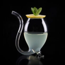 100% Chef Fat Cat Cup Glas Met Tuit 170 Ml Glas -Bestek Verkoop Winkel 100 chef fat cat cup glas met tuit 170 ml glas 3