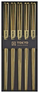 Oldenhof Eetstokjes Rvs Goud 5 Stuks