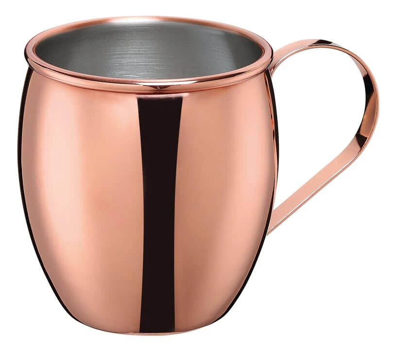 Cilio Moscow Mule Beker 500 Ml Rvs Koperkleurig 3 Cilio Moscow Mule Beker 500 Ml Rvs Koperkleurig