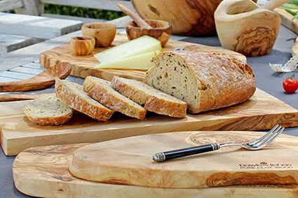 Bowls And Dishes Pure Olive Wood Plank Rechthoekig 30 X 1,5 Cm Olijfhout 5 Bowls And Dishes Pure Olive Wood Plank Rechthoekig 30 X 1,5 Cm Olijfhout - Afbeelding 3