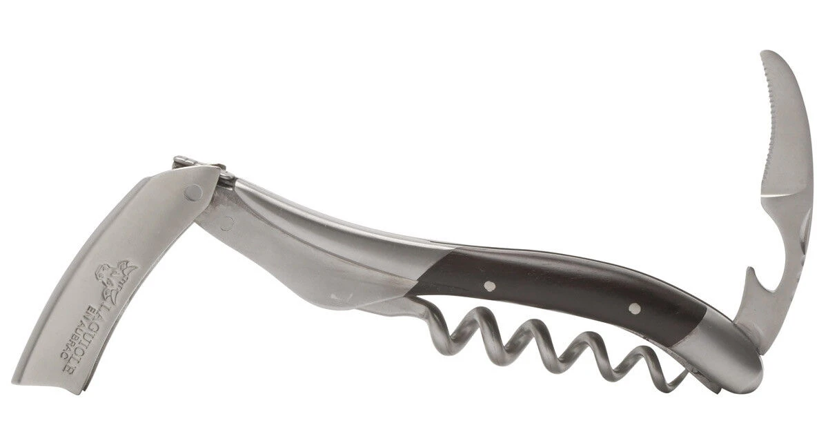 Laguiole En Aubrac Kelnersmes 12 Cm Ebbenhout Donkerbruin 3 Laguiole En Aubrac Kelnersmes 12 Cm Ebbenhout Donkerbruin