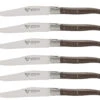 Laguiole En Aubrac Shepherd's Cross Steakmes 11,5 Cm Wengéhout 6 Stuks -Bestek Verkoop Winkel 4607 41260 1