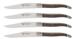 Laguiole En Aubrac Shepherd's Cross Steakmes 11,5 Cm Wengéhout 4 Stuks
