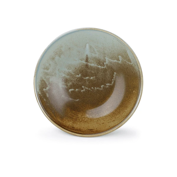 Fine2Dine Escura Serveerschaal ø 30,5 Cm Porselein Bruin/groen