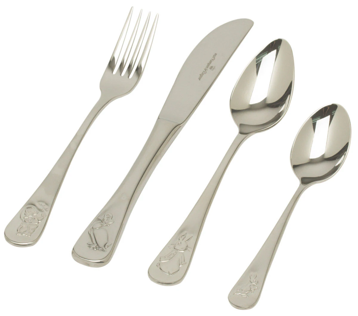 Van Kempen & Begeer Junior Bestek Beatrix Potter Rvs 4-delig 3 Van Kempen & Begeer Junior Bestek Beatrix Potter Rvs 4-delig