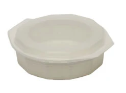 Nordic Ware Magnetronschaal ø 21 Cm Kunststof Wit 2-delig