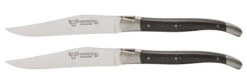 Laguiole En Aubrac Shepherd's Cross Steakmes 11,5 Cm Ebbenhout 2 Stuks