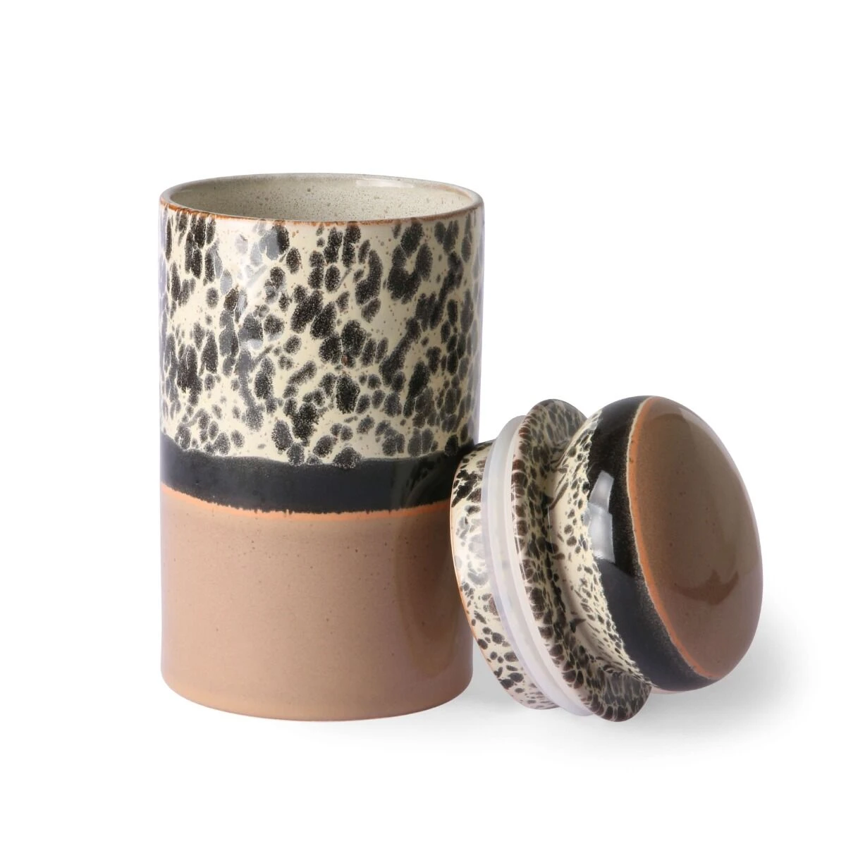 HK Living 70's ACE6965 Tropical Voorraadpot ø 11 X 22,5 Cm Aardewerk 4 HK Living 70's ACE6965 Tropical Voorraadpot ø 11 X 22,5 Cm Aardewerk - Afbeelding 2