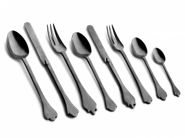 Serax Merci Mix 4-5-6 Dessertlepel Antraciet Stone Wash 3 Stuks 4 Serax Merci Mix 4-5-6 Dessertlepel Antraciet Stone Wash 3 Stuks - Afbeelding 2