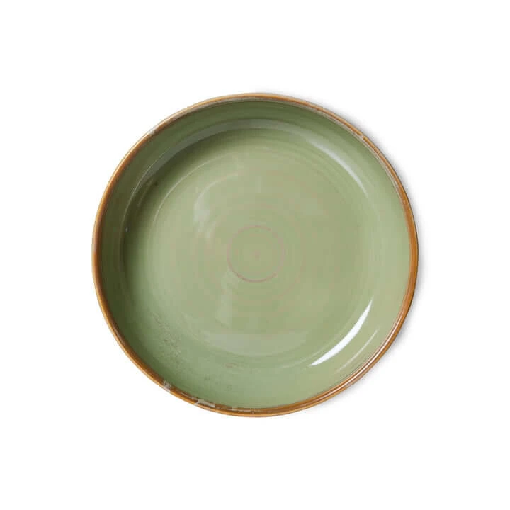 HK Living Chef Ceramics ACE7143 Diep Bord ø 19,3 Cm Aardewerk Moss Green 3 HK Living Chef Ceramics ACE7143 Diep Bord ø 19,3 Cm Aardewerk Moss Green