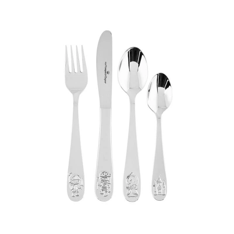 Van Kempen & Begeer Junior Bestek Princess Rvs 4-delig 3 Van Kempen & Begeer Junior Bestek Princess Rvs 4-delig