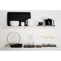 Serax Passe-Partout Dienblad 45 X 27 Cm H 2,8 Cm Hout Zwart -Bestek Verkoop Winkel passe partout 3 17