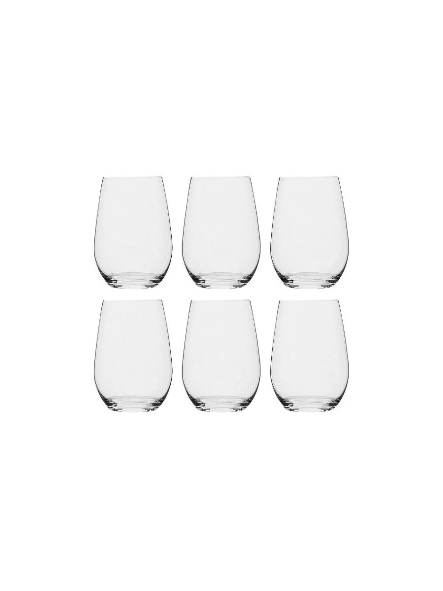 Riedel The O Wine Tumbler Riesling/Sauvignon Blanc 375 Ml Kristalglas 6 Stuks
