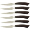 Saladini Steakmes 10 Cm Wengéhout 6 Stuks -Bestek Verkoop Winkel saladini 4001pw6 steakmessenset wenge