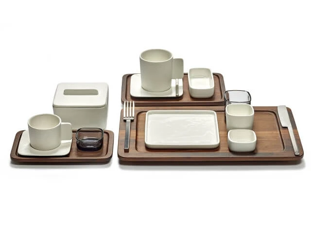 Serax HEII Marcel Wolterinck Bord Vierkant 20 X 20 Cm Porselein Wit 6 Serax HEII Marcel Wolterinck Bord Vierkant 20 X 20 Cm Porselein Wit - Afbeelding 4