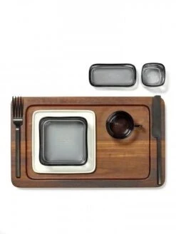 Serax HEII Marcel Wolterinck Dienblad 25 X 16 Cm H 2 Cm Hout Donkerbruin -Bestek Verkoop Winkel serax heii by marcel wolterinck3 1