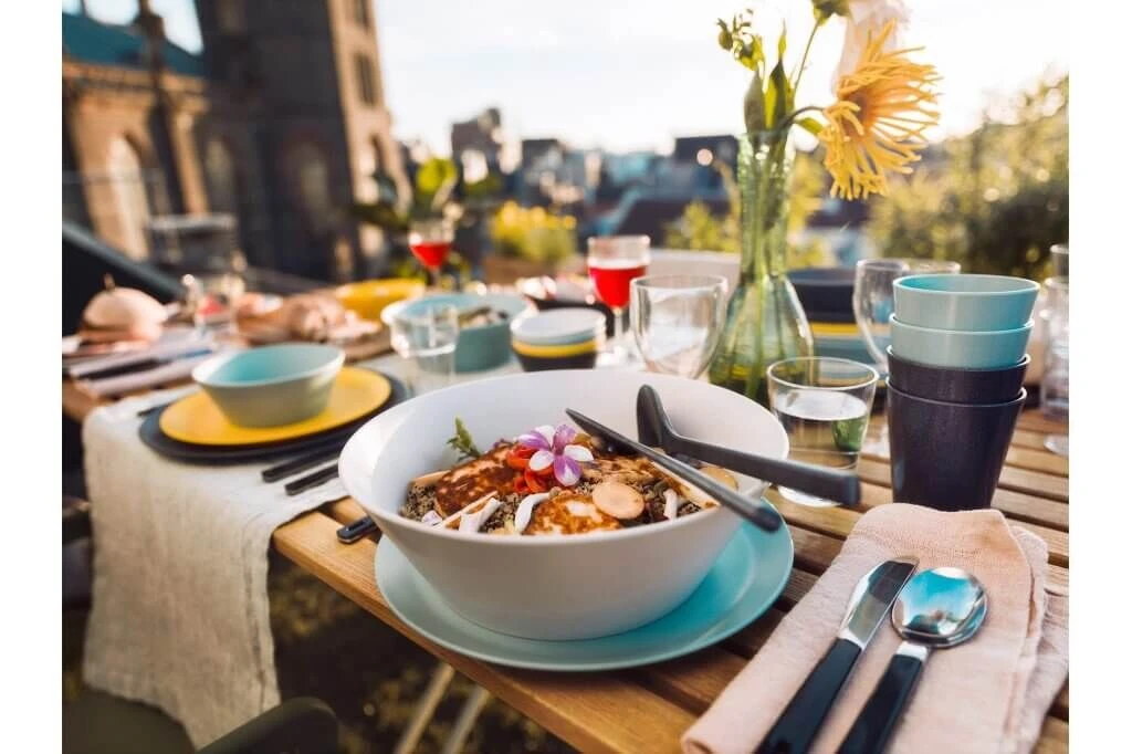 Mepal Bloom Schaal 3 Liter Kunststof Pebble Green 4 Mepal Bloom Schaal 3 Liter Kunststof Pebble Green - Afbeelding 2