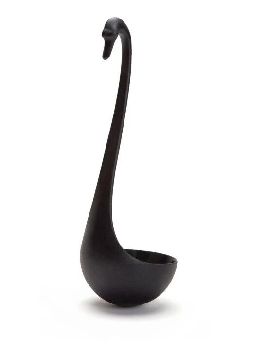 Ototo Swanky Drijvende Soeplepel 27,5 Cm Kunststof Zwart 3 Ototo Swanky Drijvende Soeplepel 27,5 Cm Kunststof Zwart