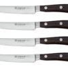 Wüsthof Ikon Steakmessenset Messenstaal Hout 4 Stuks -Bestek Verkoop Winkel wu1070560402 01 wusthof stockfoto